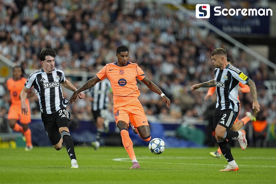 '야말 극장 PK골' 바르셀로나, 뉴캐슬과 1-1 무승부...승부는 2차전으로